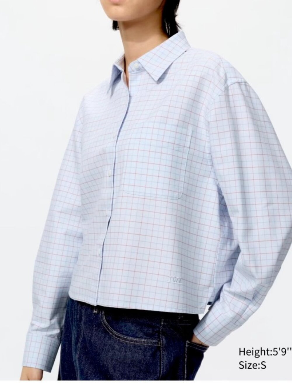 Uniqlo Blue Plaid Shirt JWA